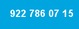 922 786 07 15